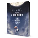 Записная книжка "It’s My Life Notebook". Счастье начинается с меня (синяя с луной)
