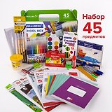 Набор первоклассника 45 предметов "ПЕРВОКЛАССНИК" карт.коробка, BRAUBERG