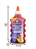 Клей для слаймов Elmers, 177 мл, с блёстками, красный - 1