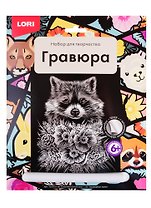 Гравюра большая LORI Очаровательный енот