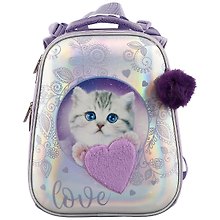 Ранец школьный «Ergonomic. Glamour kitten», 36 x 28 см