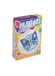 LORI Бис-020 Вышивка бисером Магнит Изящная бабочка (набор для творчества) (8+) (коробка)