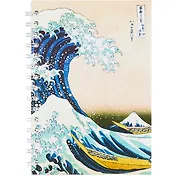 Тетрадь в клетку Hai Bin, "Хокусай Большая волна", 80 листов