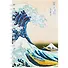 Тетрадь в клетку Hai Bin, "Хокусай Большая волна", 80 листов - 0