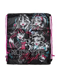 Мешок для сменной обуви «Monster High» черный, 43X34см