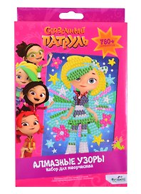 Набор для творчества. Сказочный патруль. Алмазные узоры. Снежка. 10*15см Арт.06412
