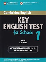 C KET for Schools 1 Self-study Pack (SB +ans +D)
