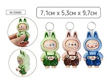 Брелок Зубастик, 3 дизайна в ассортименте (7,1х5,3х9,7) (M-20600)