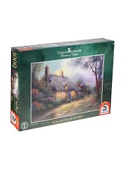 Паззл 1000 (58446) Дом в лунном свете (Thomas Kinkade) (коробка)