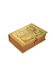 Коробка-шкатулка, Феникс презент, Старые карты L 22*16*7см 36485
