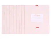 Тетради в клетку Hatber, "Пастель Персиковая", 12 листов, 10 штук