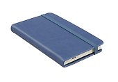 Записная книжка «Летние сумерки» синий, А6, 96 листов в клетку, экокожа, Joy Book - 2