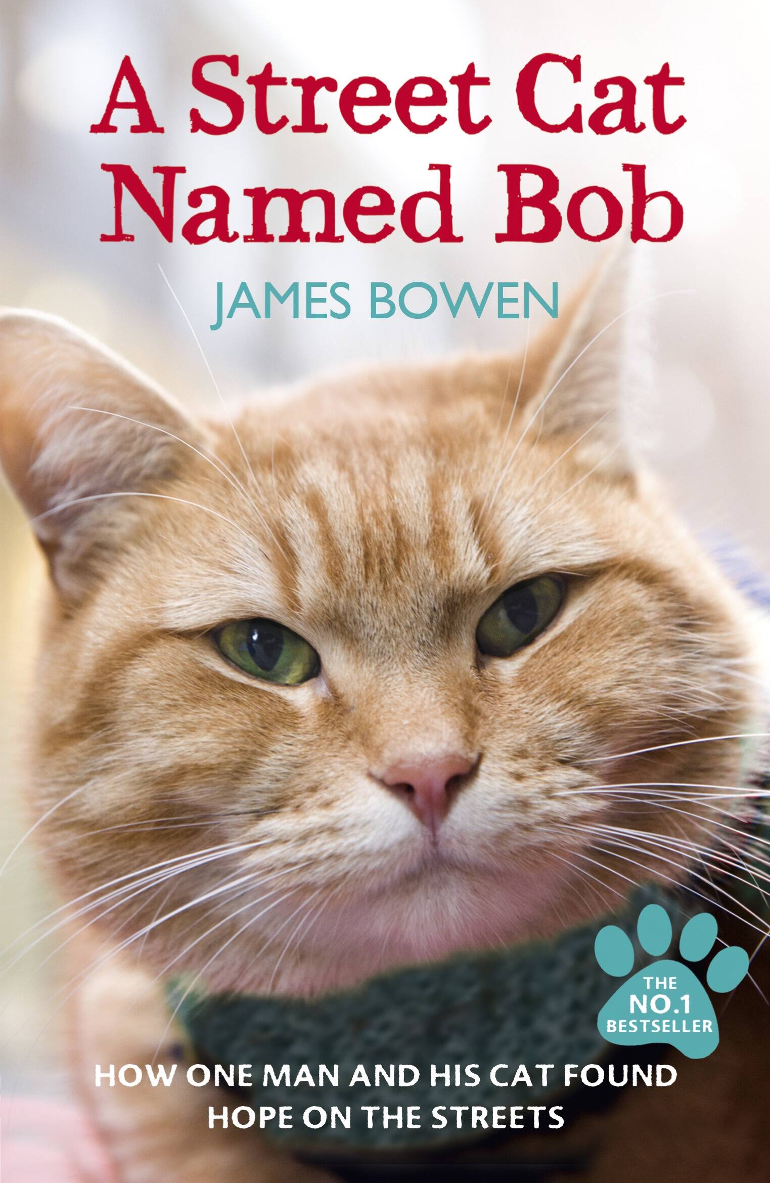 Обложка книги «A Street Cat Named Bob. (James Bowen) Уличный кот по кличке Боб (Джеймс Боуэн) /Книги на английском языке»