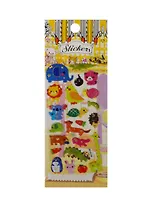 Набор наклеек-3 Звери 1 (11064602) (3+) (упаковка)