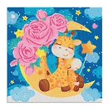 Набор для творчества. Разноразмерная мозаика на подрамнике "Волшебство ночи", 30 х 30 см