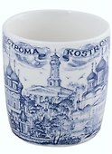Кружка Кострома рис. синий (фарфор)(350мл) - 1