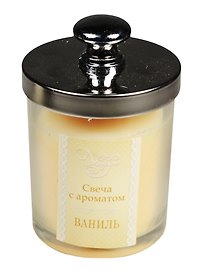Сувенир Феникс Презент Свеча декоративная ароматиз. парафиновая с ароматом Ванили 6,7*6,7*9,7см