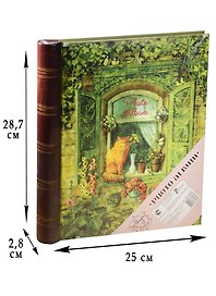 Фотоальбом магнитный 20 листов Котик на окне (41285)