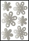 Зеркальный стикер Декоретто Весенние цветы (MF 4003) (35х50)