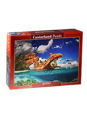 Пазлы 1000 Дельфиний рай (C-103508) (68х47см) (коробка) (Castorland Puzzle)
