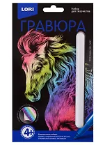 Гравюра Белая лошадь , LORI