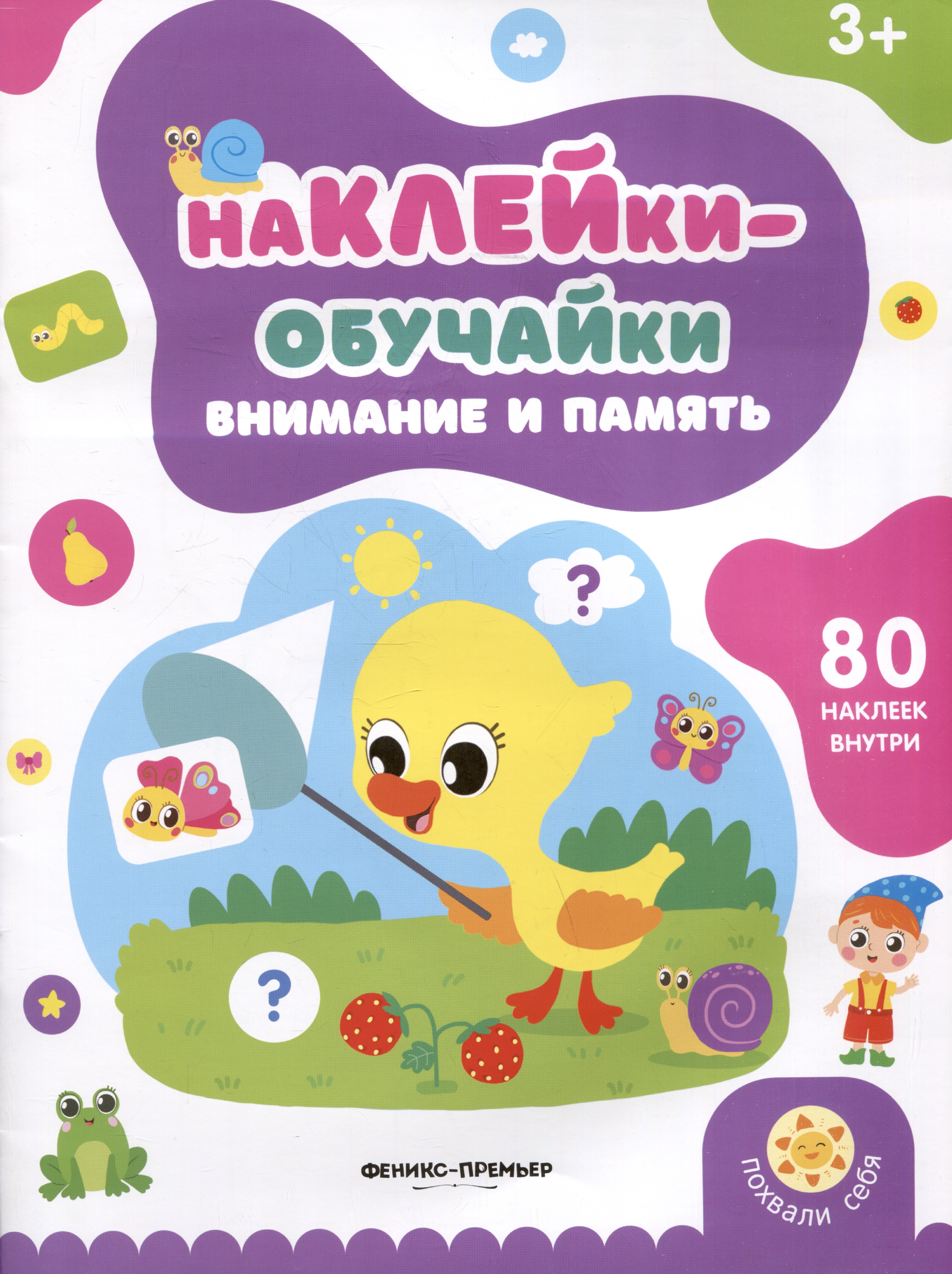 

Внимание и память: книжка с наклейками