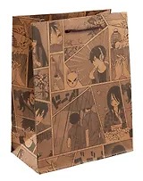 Пакет А5 23*18*10 "Аниме, страничка манги" крафт, нейтр.