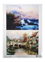 Декупажная карта Пейзаж у воды А4 (DK3021) (упаковка)