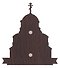 Сувенирный магнит Храм Александра Невского (Новосибирск) (Дерево) (НсбХАН1) - 1