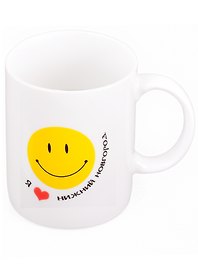 Кружка Нижний Новгород-Смайл (фарфор) (300мл) (112411-Н)