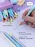 Ручки шариковые авт. синие 24шт "Pastel rainbow", ассорти - 1