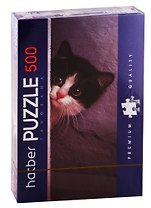 Пазл HATBER Premium 500 эл. 230х665мм.Панорама -Любопытный котик