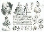 Бумага для декуп. Танцевальные фигуры мини Софт (TO-DO 022) (25х35) (упаковка)