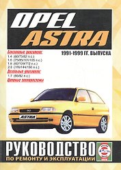 Opel Astra. Руководство по ремонту и эксплуатации. Бензиновые двигатели. Дизельные двигатели. 1991-1999 гг. выпуска