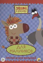 ЗЕБРА В КЛЕТОЧКУ. ПРОПИСИ. ДЛЯ МАЛЬЧИКОВ