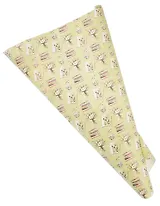 Бумага упаковочная 70*100см "Книги,букеты" инд.уп.