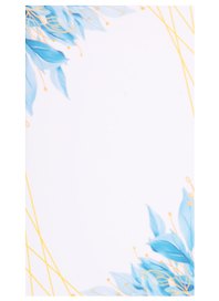 Банкетные карточки  "Blue&Gold" (10шт)