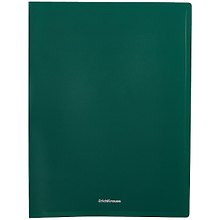 Папка 20ф А4 "Matt Classic" пластик, зеленый, Erich Krause