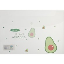 Папка -конверт «Avocado» А4 на кнопке, в ассортименте