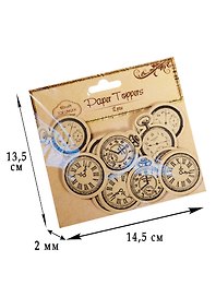 Декор элементы для скрапбукинга, крафт, 12шт (D26000620B)