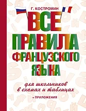 Все правила французского языка для школьников в схемах и таблицах