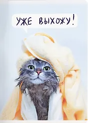 Тетрадь в клетку Listoff, "Утро кошечки", А4, 60 листов