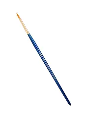 Кисть художественная Галерея, синтетика, круглая, короткая ручка №3, Гамма