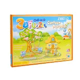 Пазл 3D. Мультяшный рай. 33 детали. 34х20х22 см. -Китай: (3D Puzzle). 589-O 428081