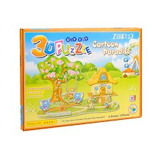 3D пазл «Мультяшный рай» 33 детали