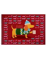 Альбом для рисования Unnika, "Уютный пес", А4, 30 листов, на гребне