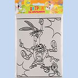 Витражная картинка-трафарет Веселые Мультяшки (83813) (Looney Tunes) (4 вида)