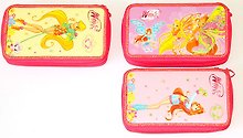 Пенал 2отд. 11*19см, глиттер, WINX