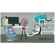 Планинг недат. 64л "Офисные работники" карманный, 7БЦ, выб.лак, мат.лам.