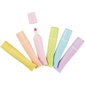 Текстовыделители «Pastel tube» 6 цветов - 1